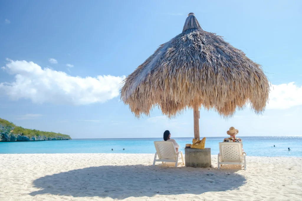 Contact - Pakket van ABC Duty Free op tropisch eiland, klaar om te openen